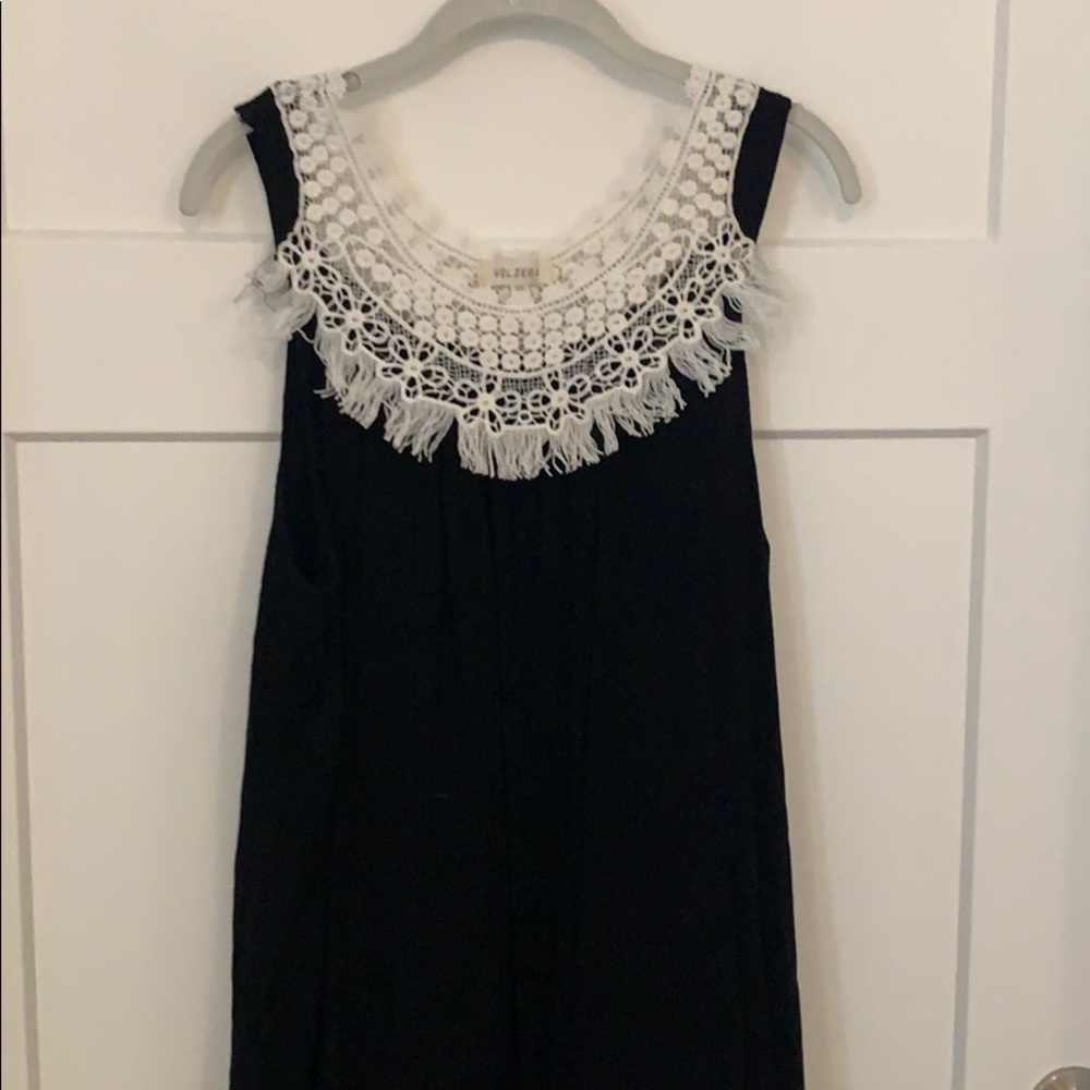 Black & white Tank Top